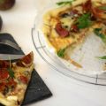 Tarte figues, roquefort et miel