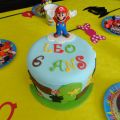 Gâteau Mario : 6 ans de Loulou