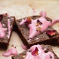 Brownies à la Rose et aux Amandes