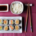 Makis à la chair de crabe et d'oursin