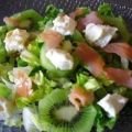 Salade fraicheur, kiwi et saumon fumé, Recette[...]