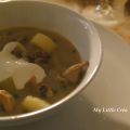 Soupe de pommes de terre aux champignons[...]
