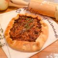 Tarte Rustique  à la compotée d’ Oignons et Thym
