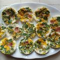 Mini quiches jambon, épinard et fromage