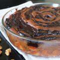 Gâteau aux poires, noix et chocolat