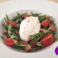 Salade de dent-de-lion, tomates cerises,[...]
