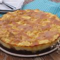 gâteau crumble-cheesecake aux pommes et caramel[...]