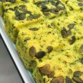 Gâteau de polenta aux légumes