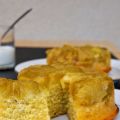 Gâteau renversé à la rhubarbe