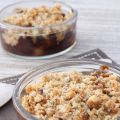 Crumble rapide bananes/chocolat