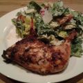 Salade tiède au poulet grillé, vinaigrette[...]