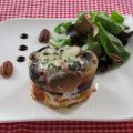 Millefeuille de légumes au roquefort