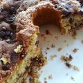 GÂTEAU AU GRUAU, PÉPITES DE CHOCOLAT ET CANNELLE
