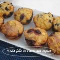 MUFFINS AUX BLEUETS (OU CERISES) ET CHOCOLAT[...]