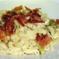 Macaroni au brocoli, au bacon et fromage