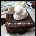 Brownies aux haricots noirs