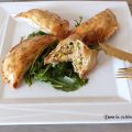 Chaussons à la fondue de poireau et au saumon /[...]