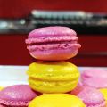 macarons aux framboises et au citron