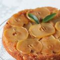 Gâteau renversé pommes et noix
