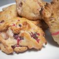 Scone framboise, canneberge et orange