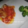BOULETTES DE VEAU AUX OLIVES ET SAUCE TOMATE