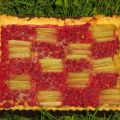 Tarte à la rhubarbe et aux groseilles, Recette[...]