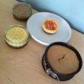 3 mini cheesecakes