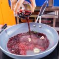 Sauce échalote et vin rouge