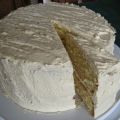 Gâteau vanillé à la crème au beurre