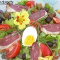 Salade verte aux croûtons de canard, Recette[...]