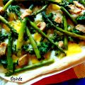 

Pizza aux asperges, épinards et 