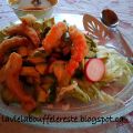  Crevettes végétales et salade avec vinaigrette[...]