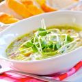 Soupe de courgette aux épices