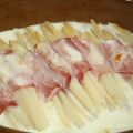gratin d'asperges au jambon