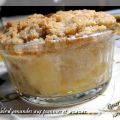 Crumble d'amandes aux pommes et ananas
