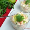 Quinoa, truite et pomme en salade