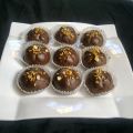 petits fours aux amandes et chocolat