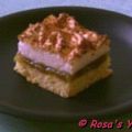 RHUBARB MERINGUE SLICES