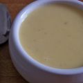 Crème de tomates jaunes à l'ail
