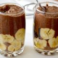 Pudding de chia chocolat-banane