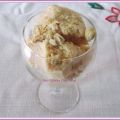 Glace aux noisettes sans gluten.