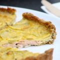 Tarte salée aux courgettes et saumon