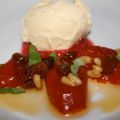 Tomates confites, glace vanille et coulis[...]