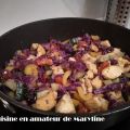 Chou rouge au ras el hamout