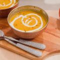 Velouté de potimarron, patate douce et coco
