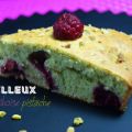 Moelleux pistache framboise