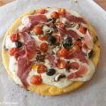 Galette de polenta façon pizza, mozzarella,[...]