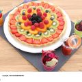 Tarte aux fruits de saison (fraise, kiwi,[...]