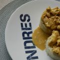 Emincés de dinde aux deux curry.