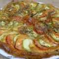 Tarte feuilletée tomates, courgettes,[...]